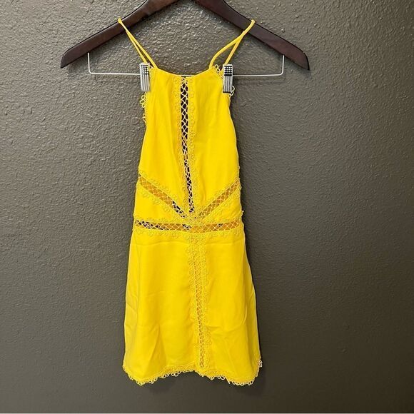 NWT Revolve x NBD Chels Dress in Vibrant Yellow | Size XXS - Picture 4 of 9